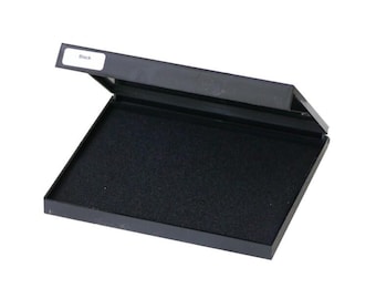 Extra Large Black Ink Pad for Rubber Stamping Craft Projects