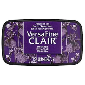 VersaFine Clair Monarch Purple Stempelkussen: sneldrogend, milieuvriendelijk, fijne detailstempels