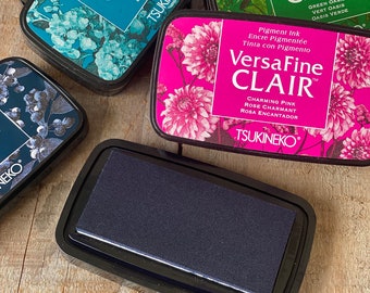 VersaFine Clair Ink Pad: Fast-Drying, Archival Quality, 19 Colors for Fine Detail Stamping