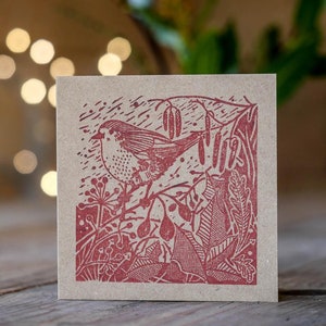 Tampon en caoutchouc Robin des bois pour cartes de Noël, travaux manuels créatifs, papier cadeau et voeux de Noël