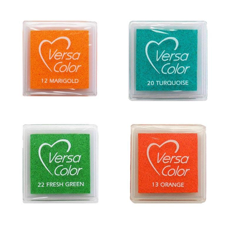 Tsukineko Mini Ink Pad Set: Fast-Drying, Eco-Friendly Stamps for Crafting & Party Decorations