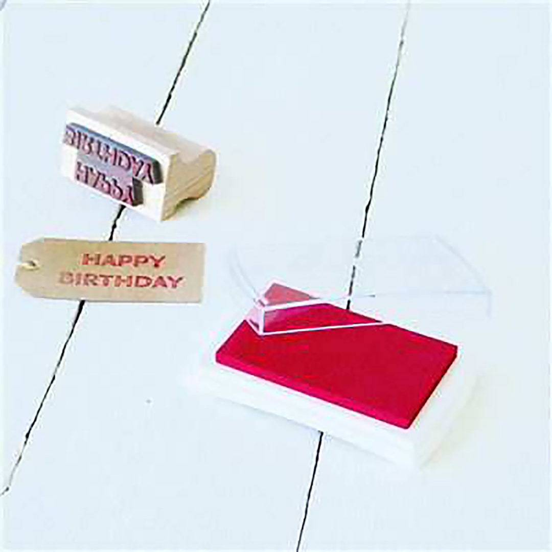 Red Ink Pad Poppy Red Versacraft Ink Pad Suitable for Fabric Etsy