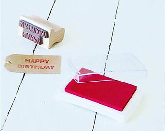 Red Ink Pad - Poppy Red VersaCraft Ink Pad suitable for fabric stamping, wood, paper and card