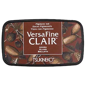 VersaFine Clair Acorn Brown Stempelkissen - Schnelltrocknend, umweltfreundlich, hochwertig für feine Detailstempel