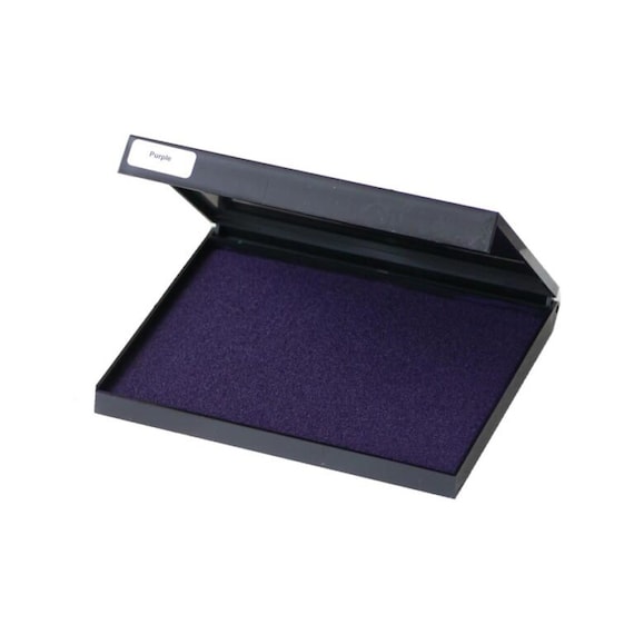 Extra Large Purple Ink Pad for Rubber Stamping, Crafting, and DIY Projects