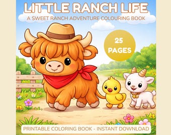 Little Ranch Life Colouring Book