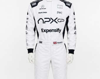 Custom Racing Suit Personalized Karting Suit, CustomName Number Flag Monogram Motorsport Racewear