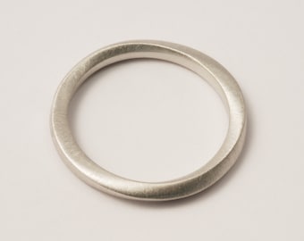 streamline/mobius sterling silver ring
