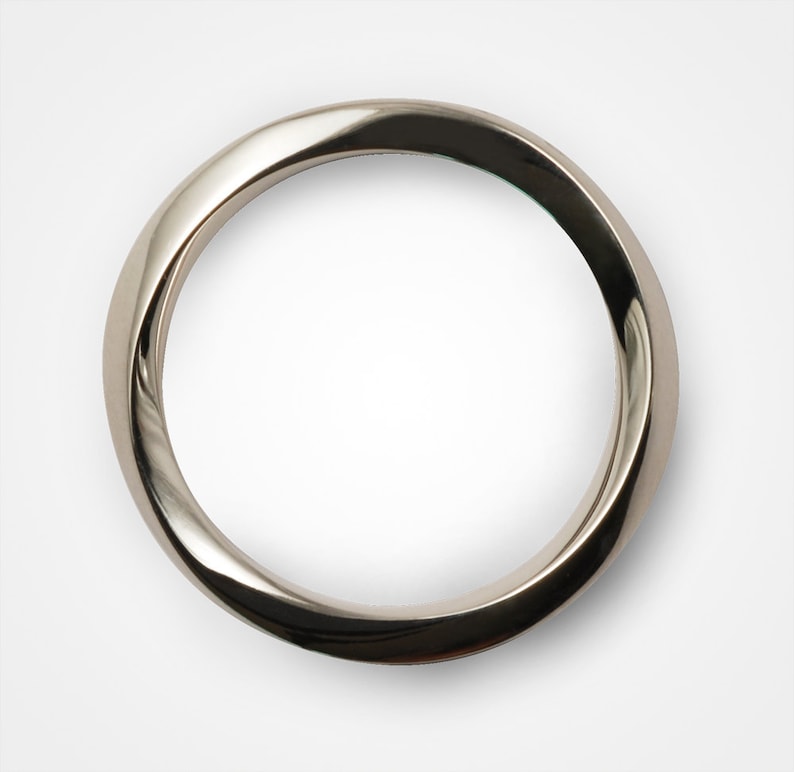 May include: A silver ring with a twisted design.