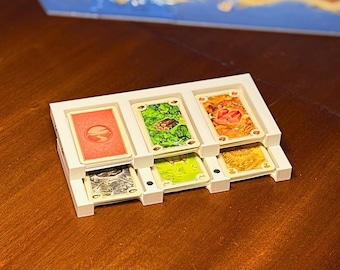 Porte-cartes Catan, pour les cartes de ressources et de développement. Un organiseur de jeu de société imprimé en 3D