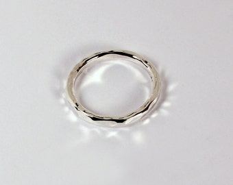 Hammered Ring, Sterling Silver, Made to Order