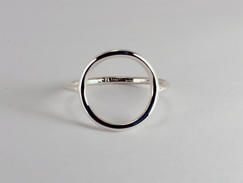 Eternity Symbol Ring Sterling Silver Made to Order image 4