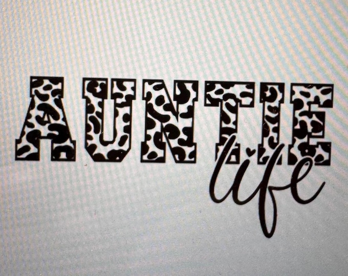 Cheetah print Auntie Shirt