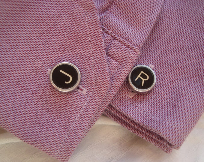Customized Typewriter Key Cufflinks Etsy