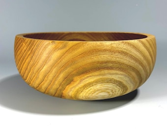 Hand turned wooden bowl made from Empress