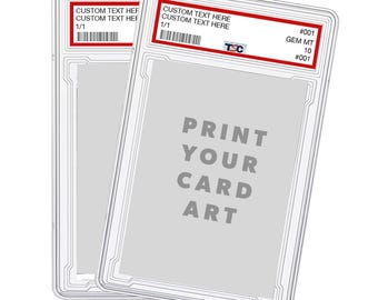 Aangepaste ruilkaartprint inclusief plaat