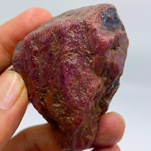 Raw Untreated Ruby Crystal, Museum Quality Karnataka India Statement Piece