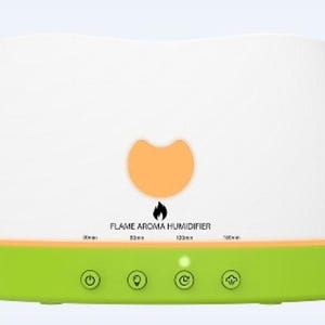 Nuevo difusor de aceites esenciales con efecto llama, humidificador de aire de niebla fría para bebés