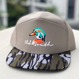 Wood Duck Trucker Hat, Colorful Drake Woodie Mesh Cap, Hunting Camo Hat for Men, Waterfowl Hunter Gift, Unisex Outdoor Apparel image 3