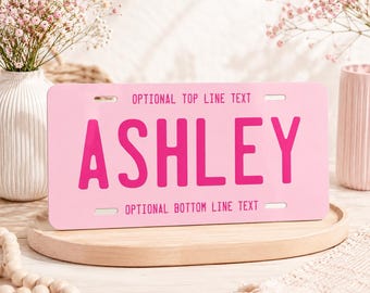 Personalized Front License Plate, Custom Text Car Plate, Personalized Auto Tag, Custom Vehicle Accessory, Gift for Car Lovers