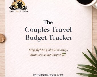 Couples Travel Budget Tracker | Monthly Expense Planner PDF (Digital Download)