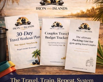Couples Travel Bundle: Workout Plan, Budget Tracker, Packing List (Digital Download)