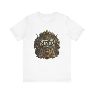 Koszulka Louisville Kings, koszulka UFL Louisville Kings, koszulka futbolowa Louisville, prezent na imprezę Kentucky Football Tailgate, koszulka z grafiką Sport of Kings zdjęcie 2