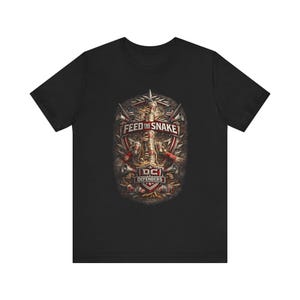 DC Defenders Shirt, UFL DC Defenders Tee, Washington Football Shirt, Feed the Snake Graphic, Spring Football Tailgate Fan Gift Tee image 4