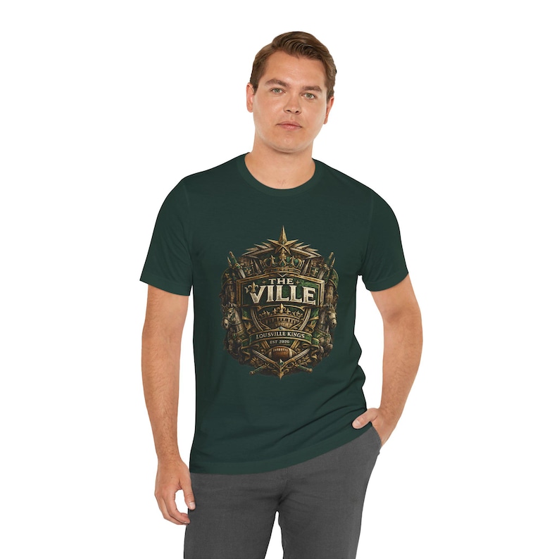 Louisville Kings Shirt, Louisville Football Tee, UFL Louisville Kings Fan Shirt, Kentucky Football Tailgate Gift, The Ville Fan Graphic Tee image 1