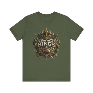Camiseta de los Louisville Kings, Camiseta de los Louisville Kings de la UFL, Camiseta de fútbol americano de Louisville, Regalo para aficionados al fútbol americano de Kentucky, Camiseta gráfica vintage para el día del partido imagen 4