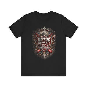 DC Defenders Shirt, Washington DC Football Tee, DC Defenders Fan Shirt, Defend the District Spring Football Tailgate Fan Gift Tee image 4