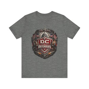 DC Defenders Shirt, UFL DC Defenders Tee, Washington Football Shirt, Defenders Fan Gift Shirt, Spring Football Tailgate Graphic Tee image 2