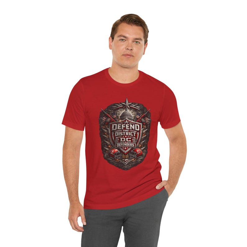 DC Defenders Shirt, Washington DC Football Tee, DC Defenders Fan Shirt, Defend the District Spring Football Tailgate Fan Gift Tee image 1