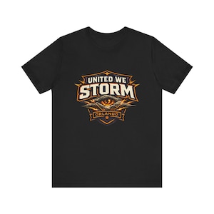 United We Storm Shirt, Orlando Storm Fan Tee, UFL Orlando Storm Shirt, Orlando Football Graphic, Vintage UFL Tee image 3