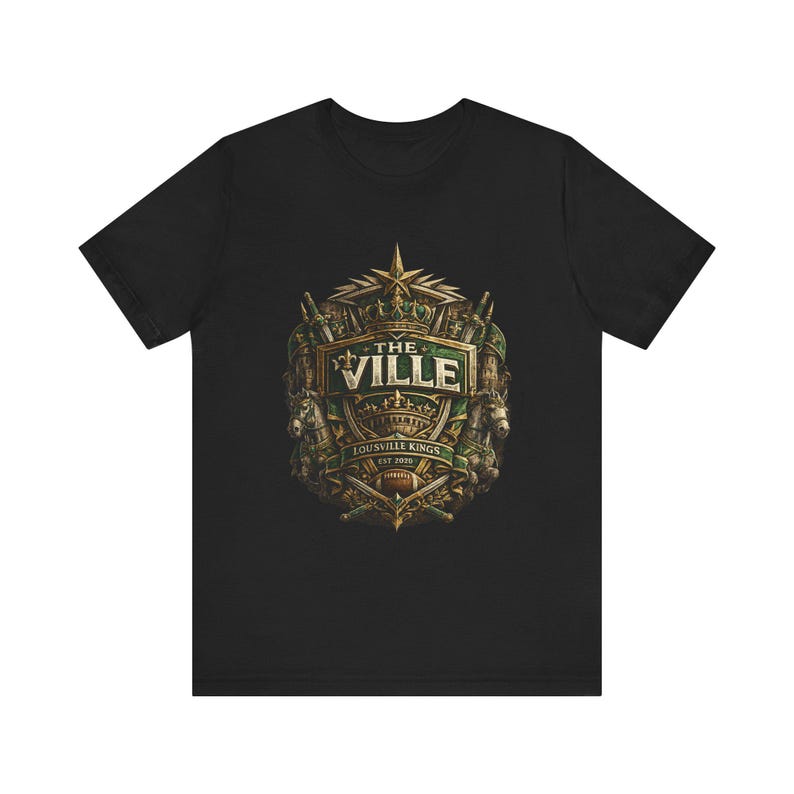Louisville Kings Shirt, Louisville Football Tee, UFL Louisville Kings Fan Shirt, Kentucky Football Tailgate Gift, The Ville Fan Graphic Tee image 3