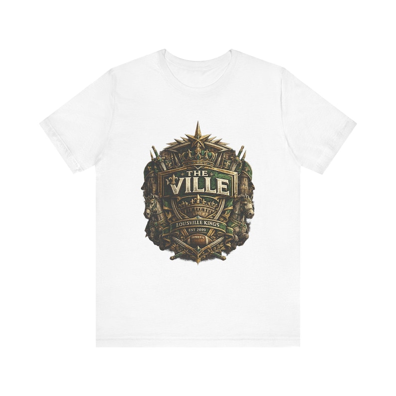 Louisville Kings Shirt, Louisville Football Tee, UFL Louisville Kings Fan Shirt, Kentucky Football Tailgate Gift, The Ville Fan Graphic Tee image 2
