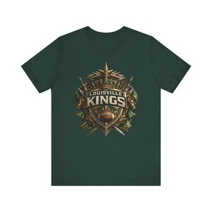 Camiseta de los Louisville Kings, Camiseta de los Louisville Kings de la UFL, Camiseta de fútbol americano de Louisville, Regalo para aficionados al fútbol americano de Kentucky, Camiseta gráfica vintage para el día del partido imagen 5