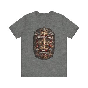 DC Defenders Shirt, UFL DC Defenders Tee, Washington Football Shirt, Feed the Snake Graphic, Spring Football Tailgate Fan Gift Tee image 3