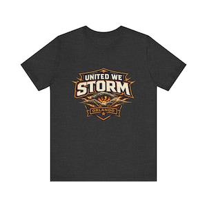 United We Storm Shirt, Orlando Storm Fan Tee, UFL Orlando Storm Shirt, Orlando Football Graphic, Vintage UFL Tee image 5