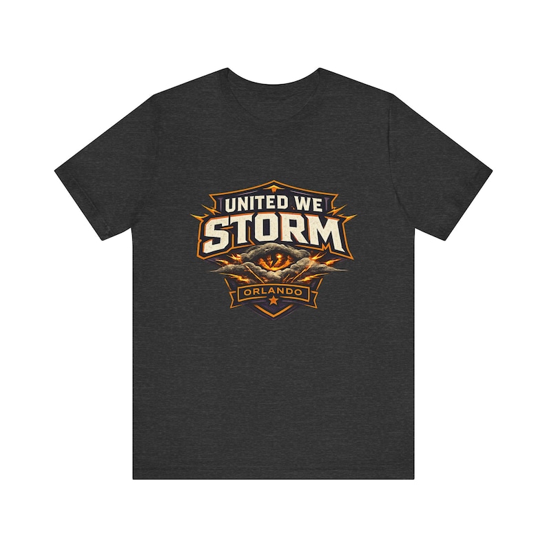 United We Storm Shirt, Orlando Storm Fan Tee, UFL Orlando Storm Shirt, Orlando Football Graphic, Vintage UFL Tee image 5