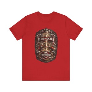 DC Defenders Shirt, UFL DC Defenders Tee, Washington Football Shirt, Feed the Snake Graphic, Spring Football Tailgate Fan Gift Tee image 2