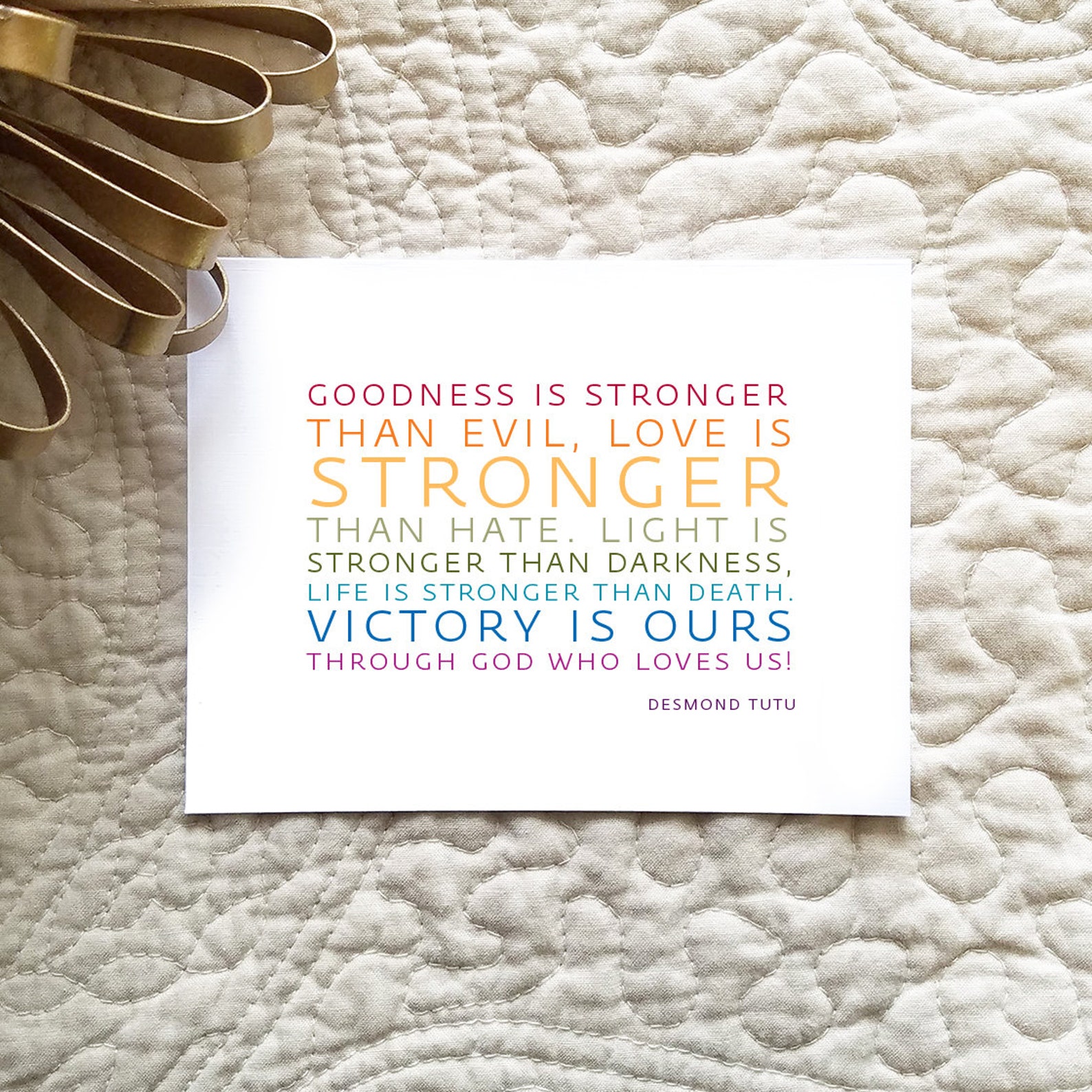 It is good to be strong. It is good to be strong
