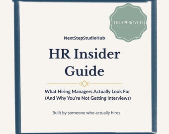 HR Insider Guide: Get Interviews, Resume Tips, Career Advice (PDF Download)