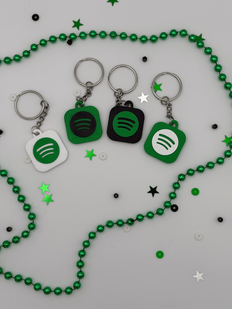 Spotify 3D Printed NFC Keychain