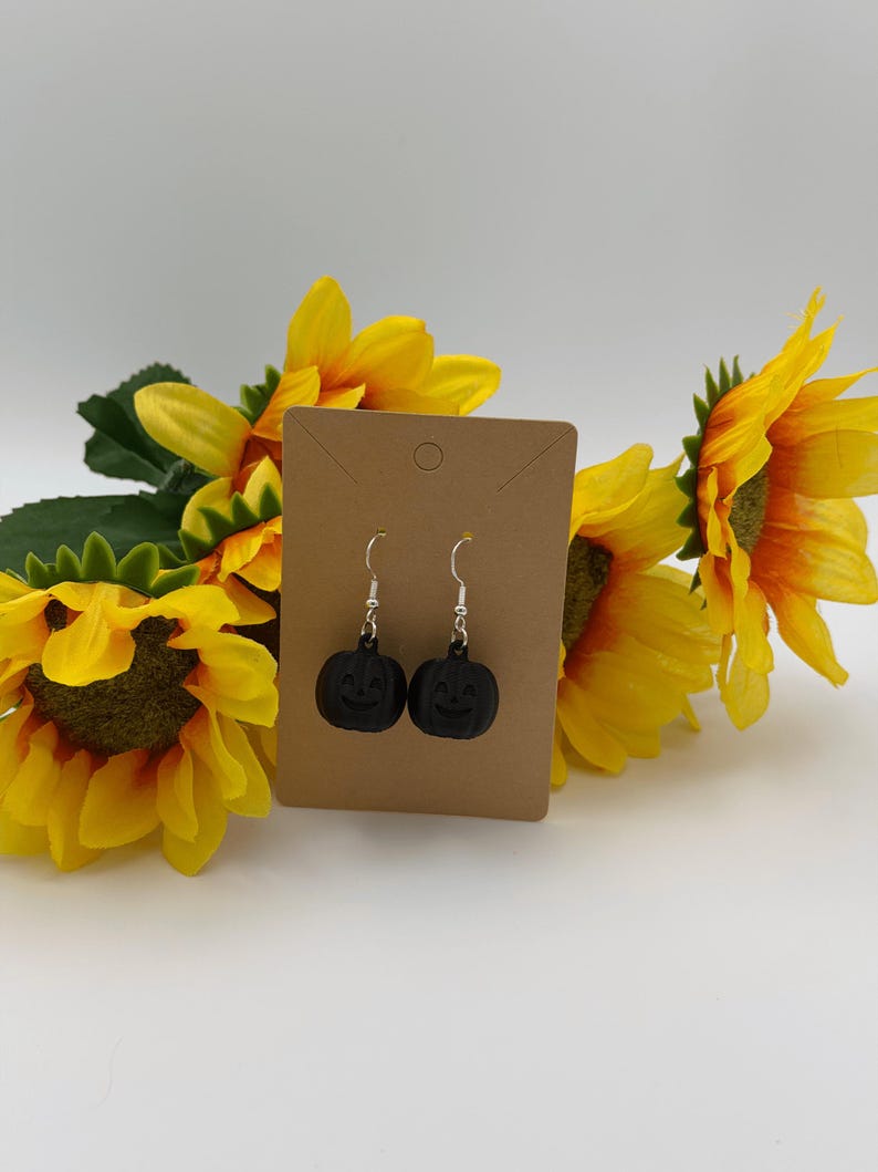 Jack-O-Lantern Dangle Earrings
