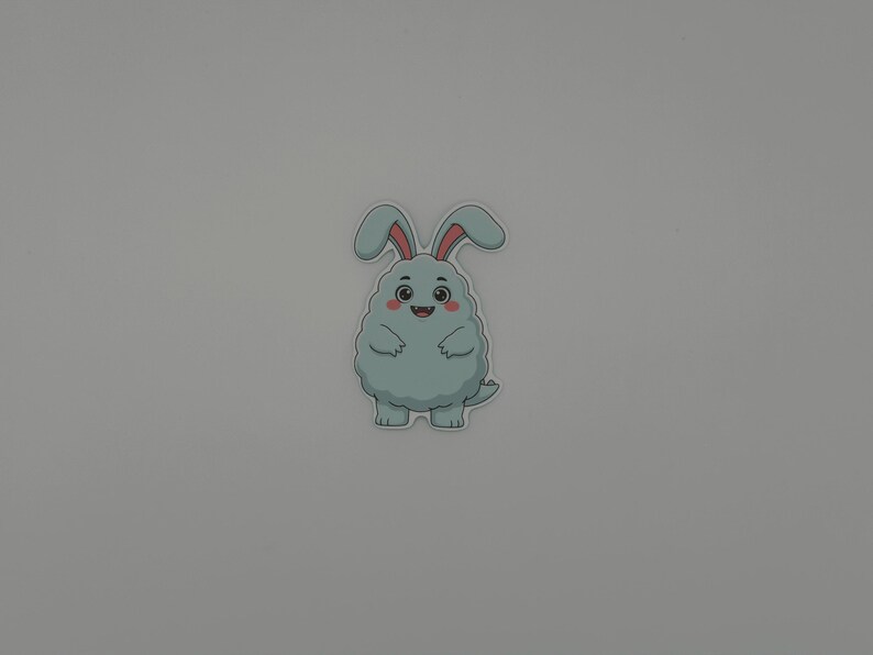 Cute Bunny Monster Sticker Pastel Kawaii Vinyl Decal