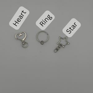 Cute Teddy Bear Heart Keychain, 3D Printed Bear Charm
