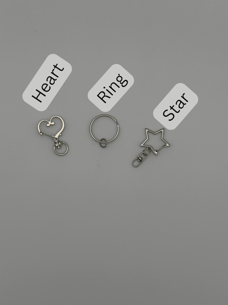 Cute Teddy Bear Heart Keychain, 3D Printed Bear Charm