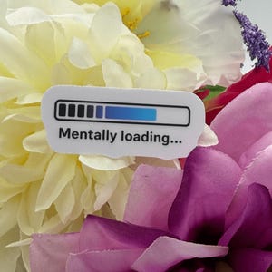 Mentally Loading Progress Bar Sticker