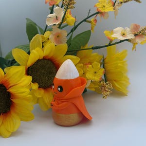 Candy Corn Vampire Figure – 3D Printed Halloween Decor